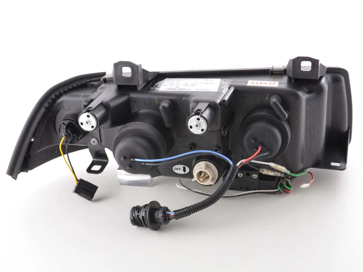 Faros delanteros LED para BMW Serie 3 E36 Coupé/Cabrio 92-98 cromados con volante a la derecha - Image 7