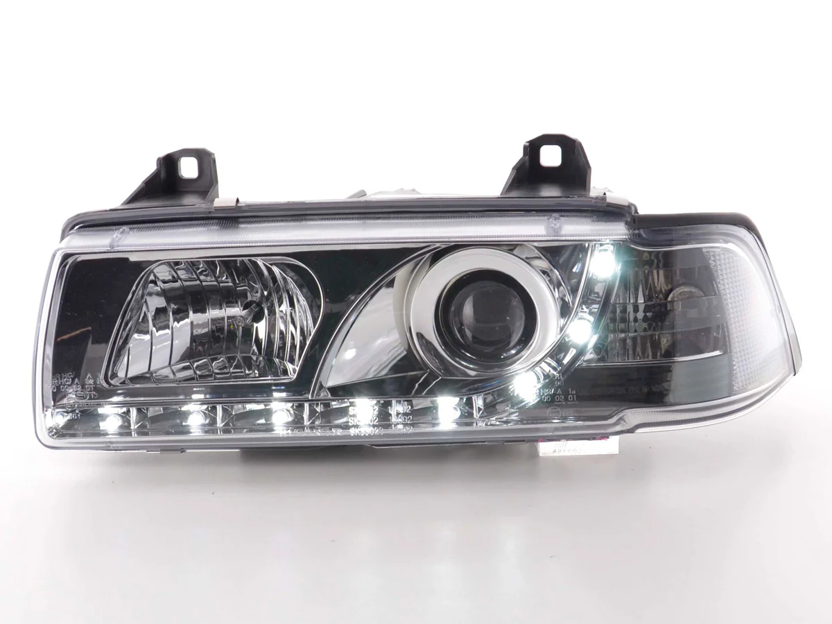 Faros delanteros LED para BMW Serie 3 E36 Coupé, Cabrio 92-99 cromados - Image 2