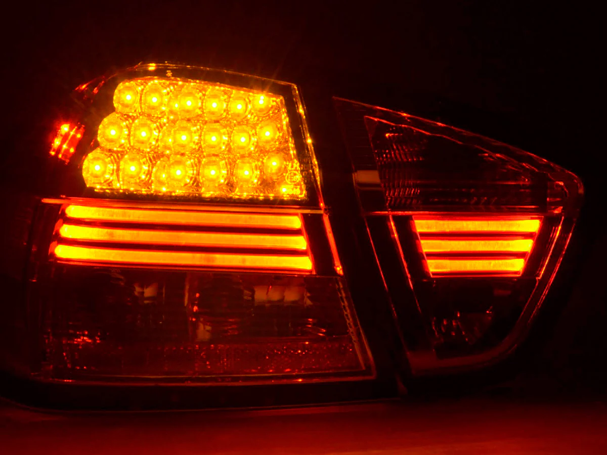 Faros delanteros traseros LED BMW Serie 3 E90 berlina 05-08 cromados - Image 4