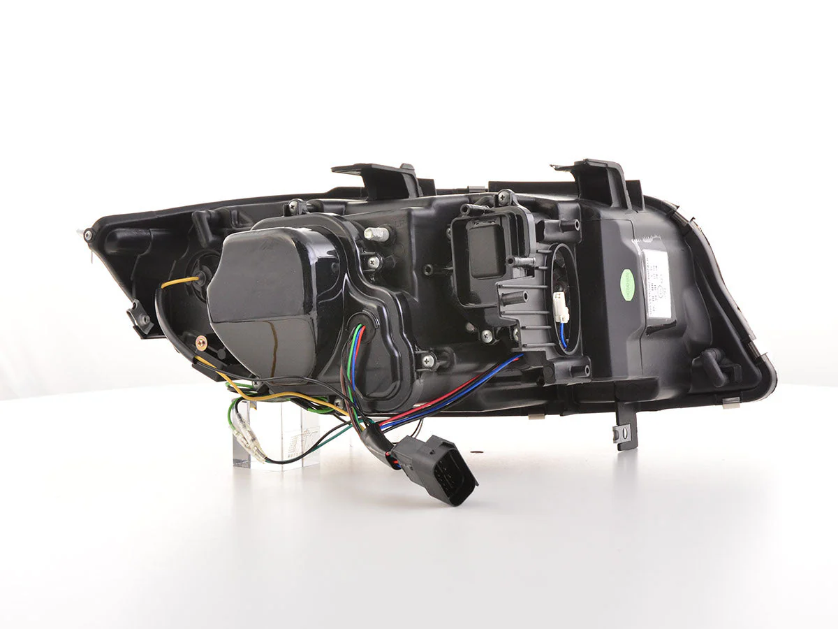Faros delanteros xenón luz diurna LED DRL look BMW Serie 3 E90 / E91 05-08 cromado - Image 4