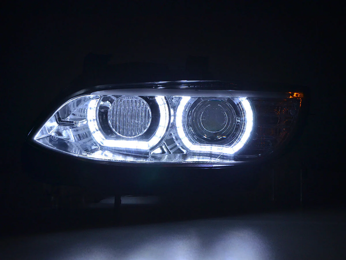 Faros delanteros xenón luz diurna LED luces diurnas BMW Serie 3 E92 / E93 06-10 cromado