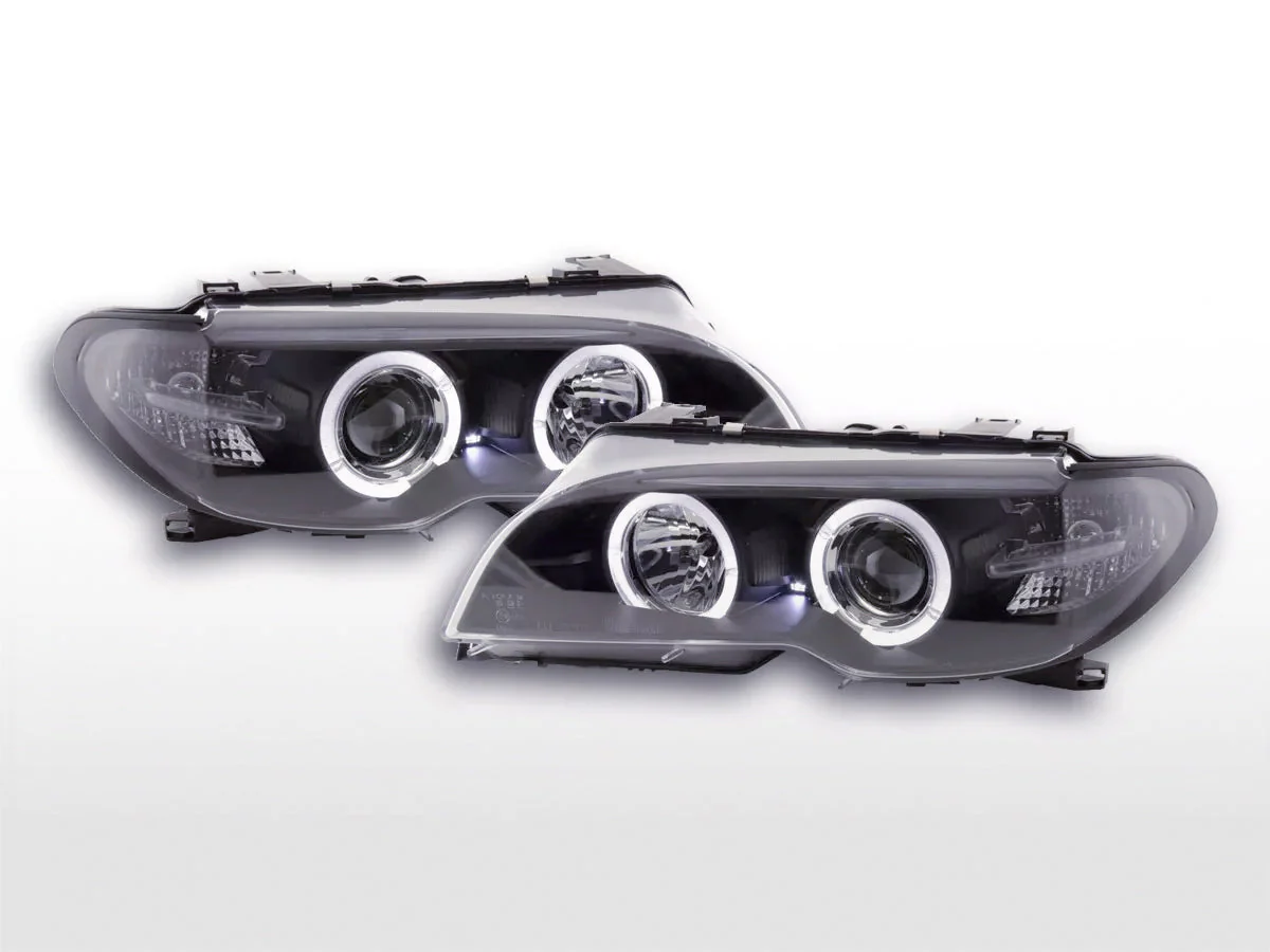 Faros xenon BMW Serie 3 E46 Coupé / Cabrio 03-05 negro