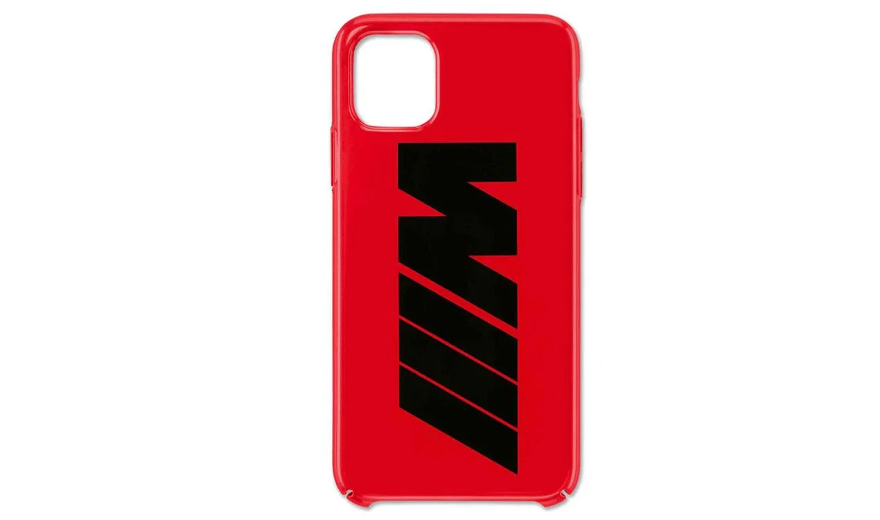 Funda para móvil M OEM 80212466321 para iPhone 11 Pro en rojo y negro. Válido para BMW. Original BMW.
