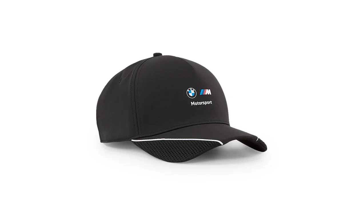 Gorra BMW M Motorsport negra OEM 80165B5D0E6 válida para BMW. Original BMW.