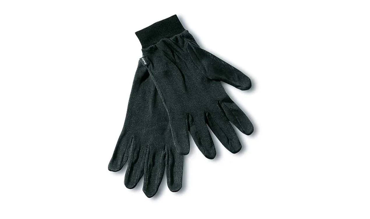 Guantes interiores de seda talla 10 OEM 72607669472 para todas las motos BMW. Original BMW Motorrad.