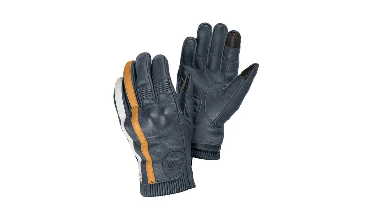Guantes Lehel talla L gris OEM 76215B3D071 para BMW. Original BMW Motorrad.
