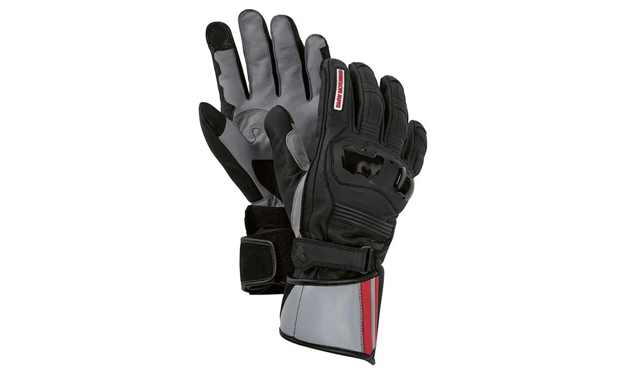 Guantes Pro Race verano talla 6 negro OEM 76215A80970 válido para motos BMW. Original BMW Motorrad.