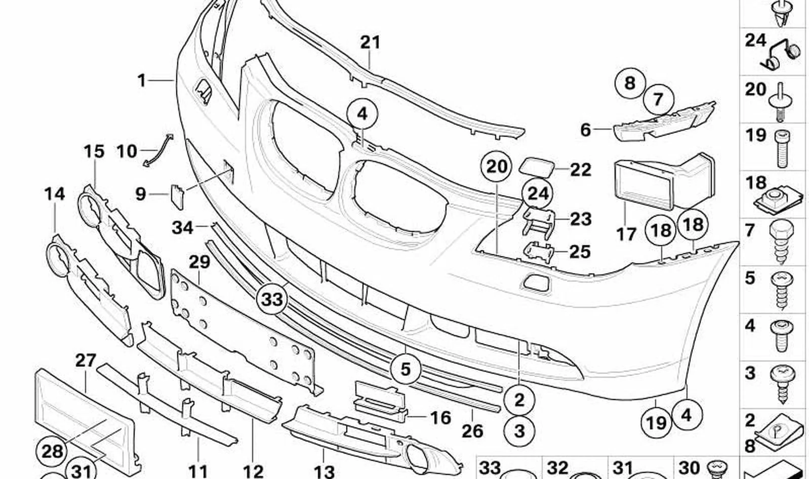 Guía de aire de freno delantero izquierdo OEM 51117033703 para BMW Serie 5 E60, E61. Original BMW. - Image 5
