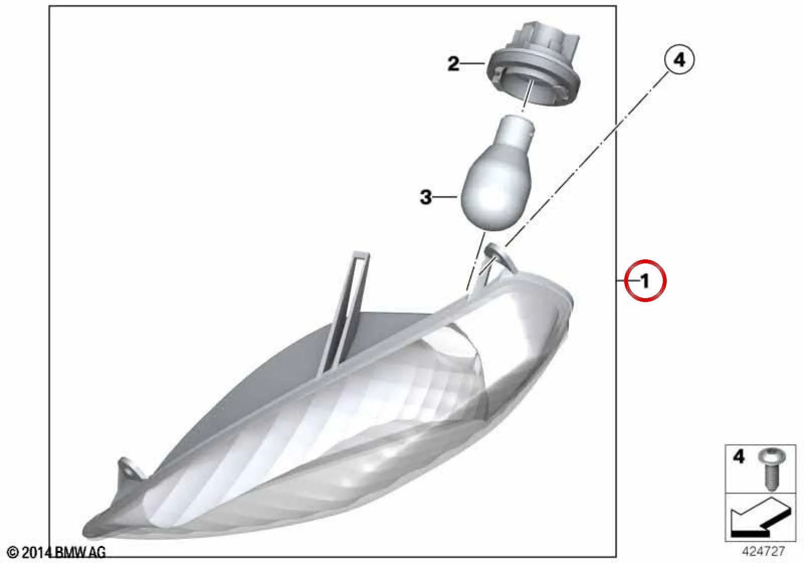 Indicador de dirección delantero izquierdo blanco OEM 63137706407 para motos BMW R 900 RT, R 1200 RT Original BMW Motorrad - Image 2