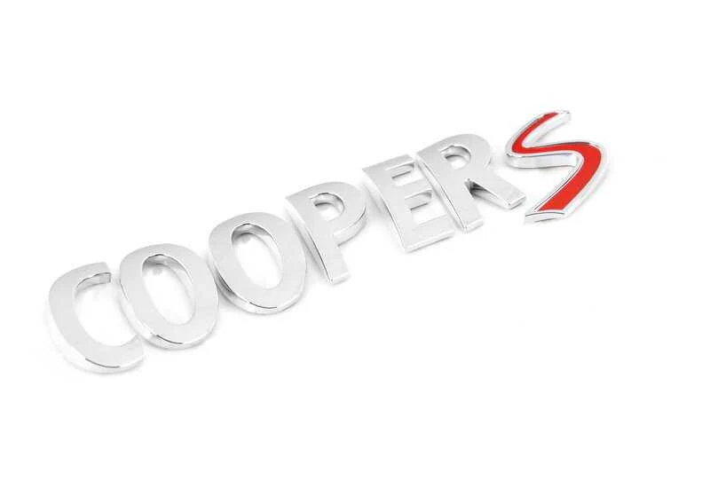 Inscripción "COOPER S" OEM 51142755618 para MINI R53, R56, F56, F55, Clubman, Cabrio, Countryman, Paceman... y más. Original MINI. - Image 2