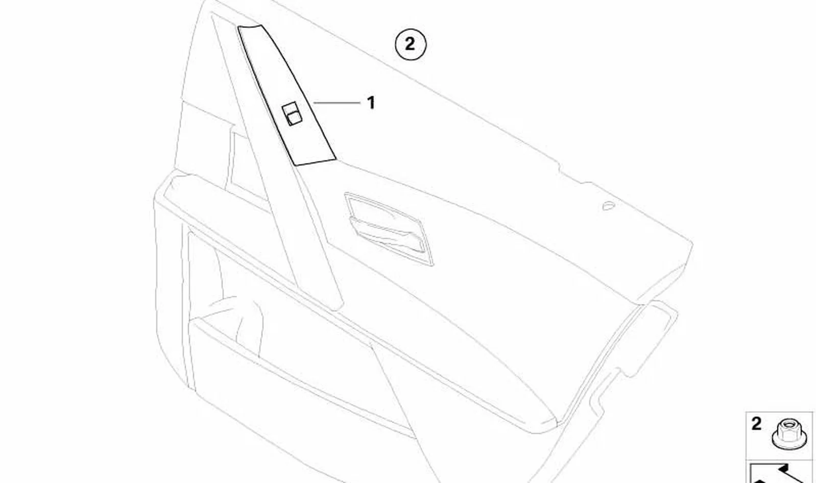 Interruptor alzacristal lado acompañante OEM 61316951956 para BMW Serie 5 E60, E61. Original BMW. - Image 4