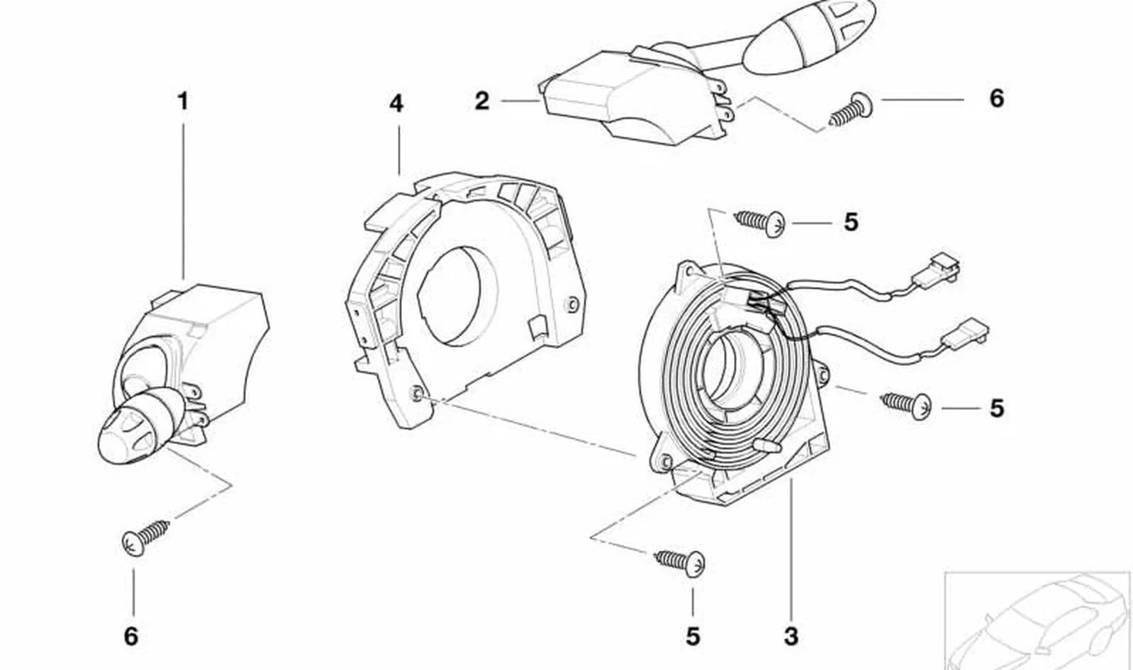 Interruptor de luces OEM 61311484331 para MINI R50, R52, R53. Original MINI. - Image 5