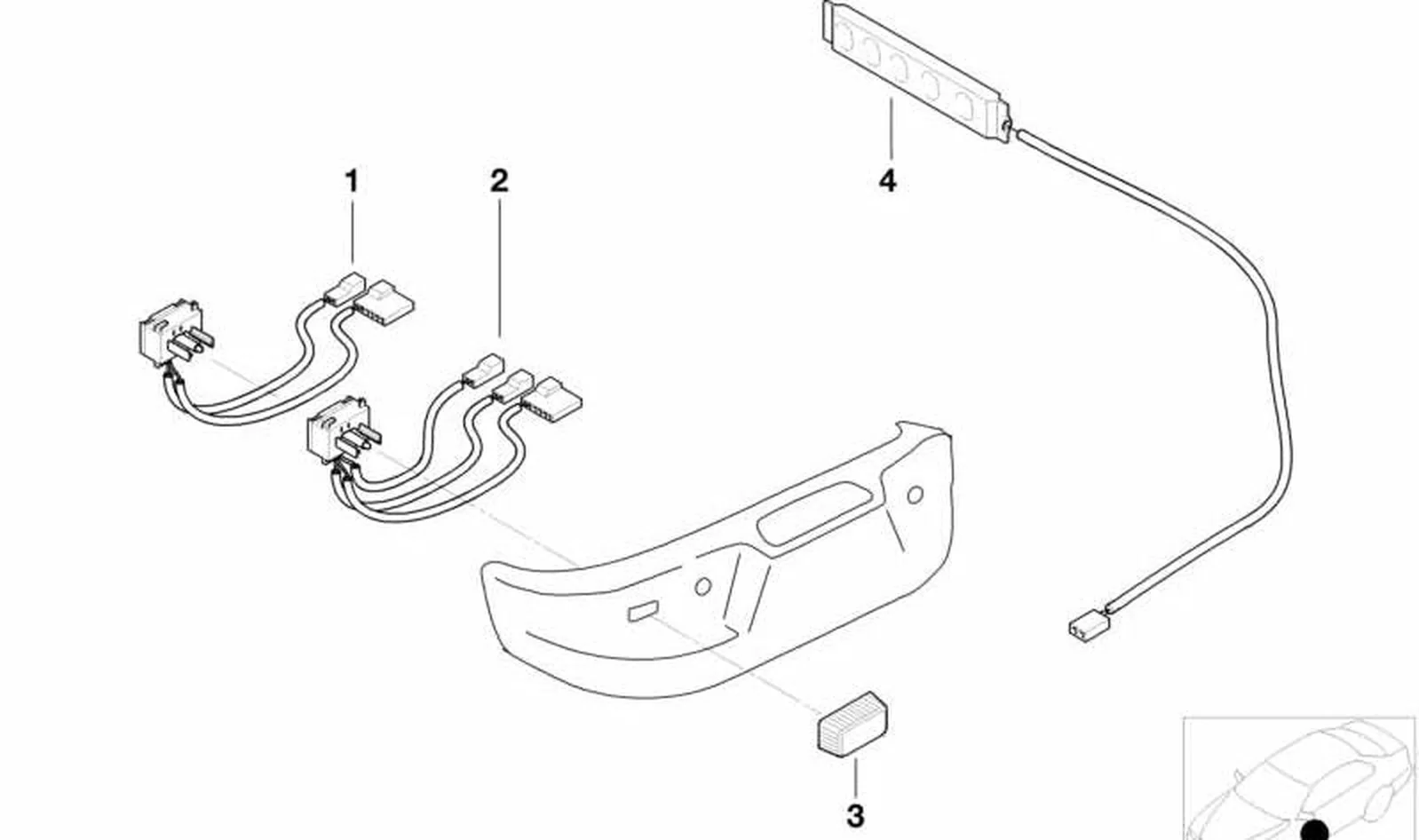Interruptor de reglaje longitudinal y vertical izquierdo OEM 61318413893 para BMW Z3 (E36) 1995-2002. Original BMW. - Image 5