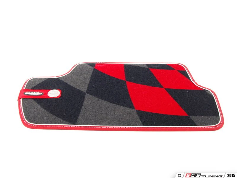 Juego de alfombrillas textiles traseras JCW Pro OEM 51472354179 para MINI F56, F56 LCI, F56 BEV, F56 BEV LCI, F65… y más. Original MINI - Image 4