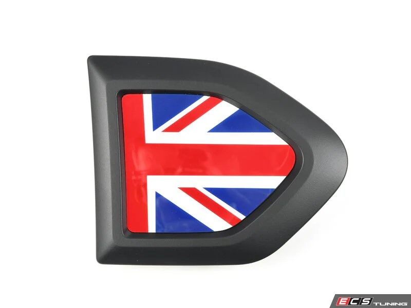 Juego de embellecedores laterales Union Jack Dark negro mate OEM 51135A43E94 para MINI Countryman F60, F60 LCI. Original MINI - Image 4