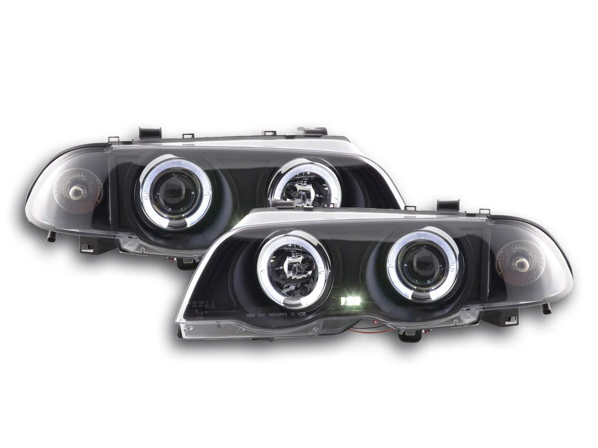 Faros delanteros BMW Serie 3 Berlina E46 98-01 negro