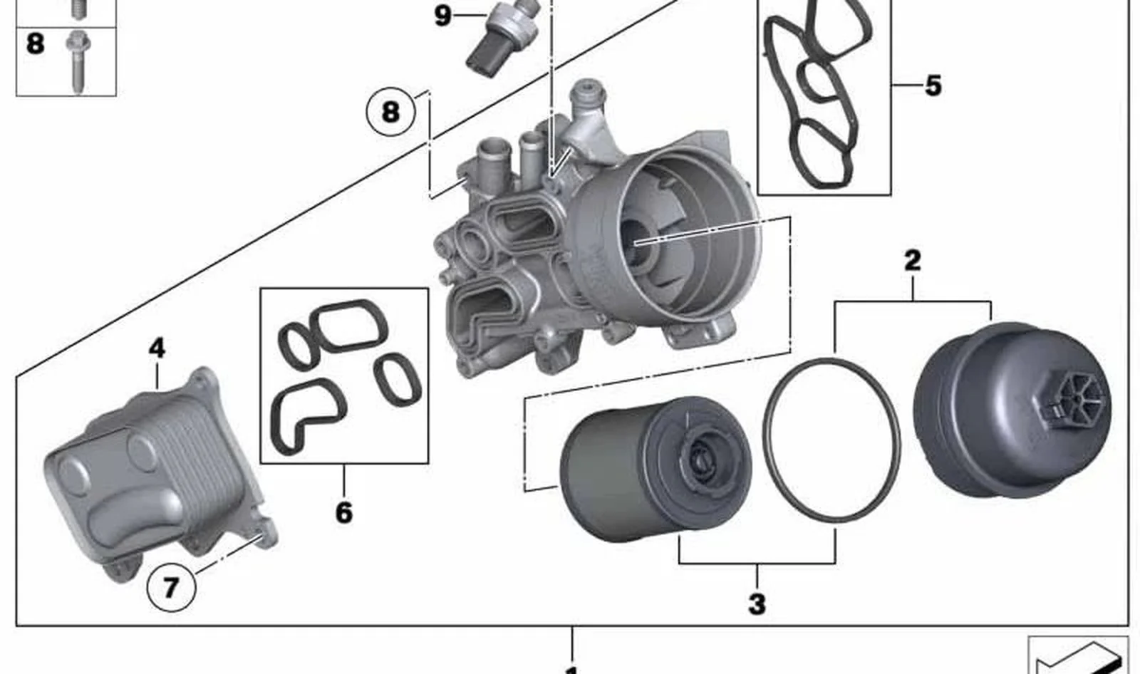 Juego de juntas OEM 11428643747 para MINI R56, R55, R57, R58, R59, R60, R61. Original MINI. - Image 6