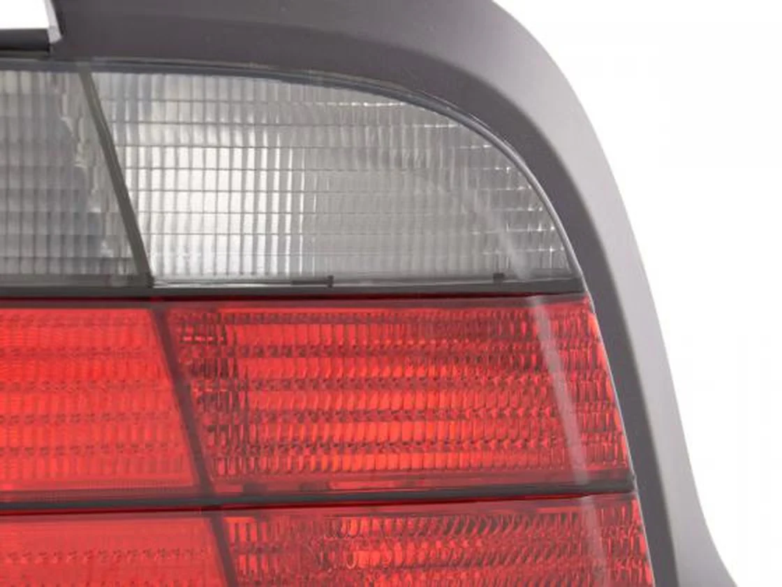 Pilotos traseros BMW Serie 3 E36 Coupe, 91-98 rojo / negro - Image 3