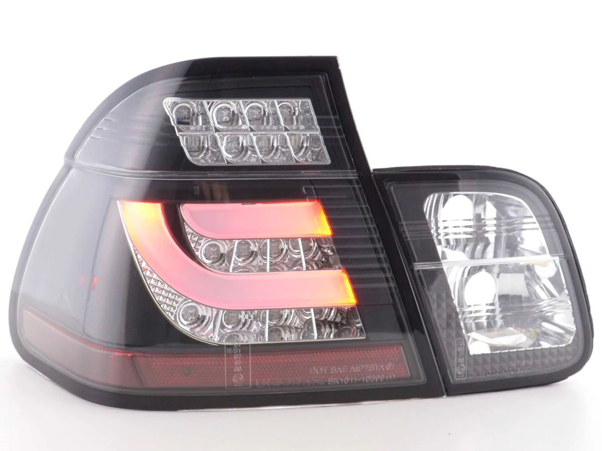 Pilotos traseros LED BMW Serie 3 E46 Berlina 98-01 negro - Image 2