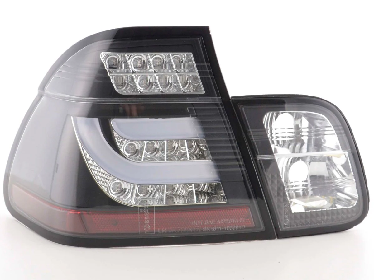 Pilotos traseros LED BMW Serie 3 E46 Berlina 98-01 negro - Image 7