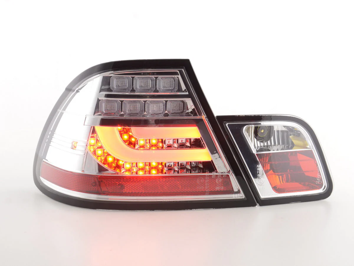 Pilotos traseros LED BMW Serie 3 E46 Coupe 03-07 cromo - Image 2