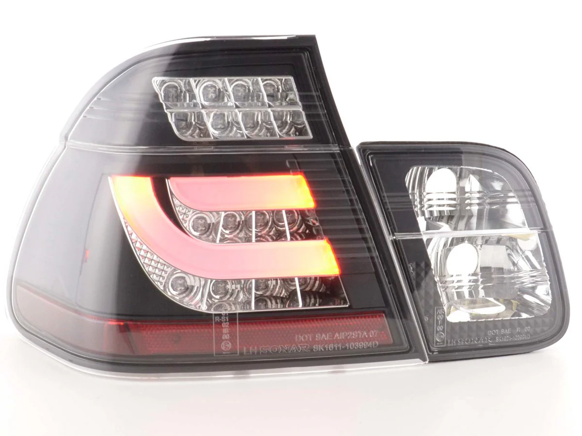 Pilotos traseros LED BMW Serie 3 E46 Berlina 02-05 negro