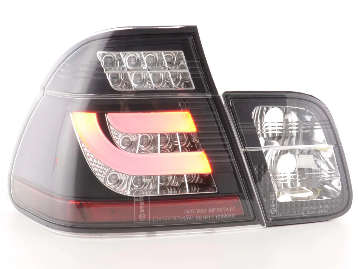Pilotos traseros LED BMW Serie 3 E46 Berlina 02-05 negro - Image 2