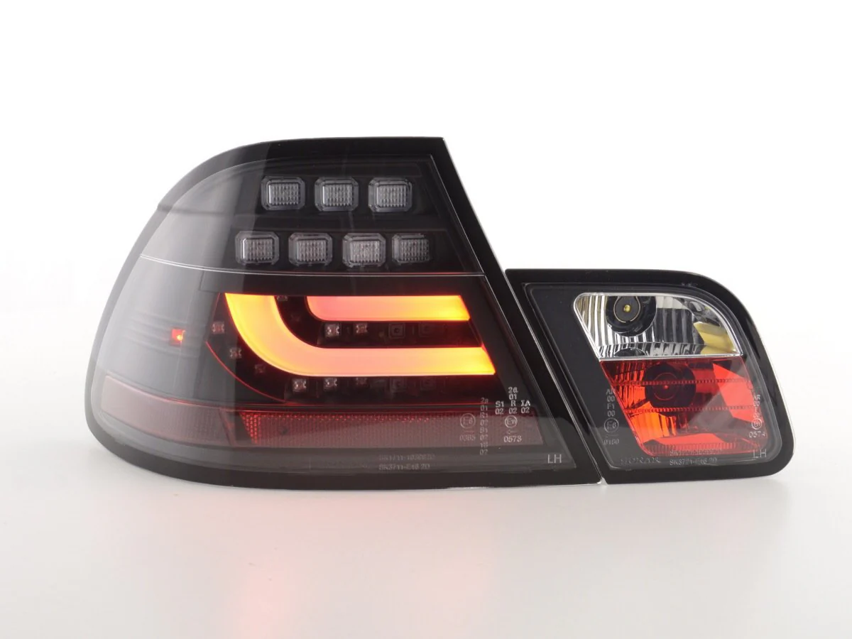 Pilotos traseros LED BMW Serie 3 E46 Coupe 03-07 negro