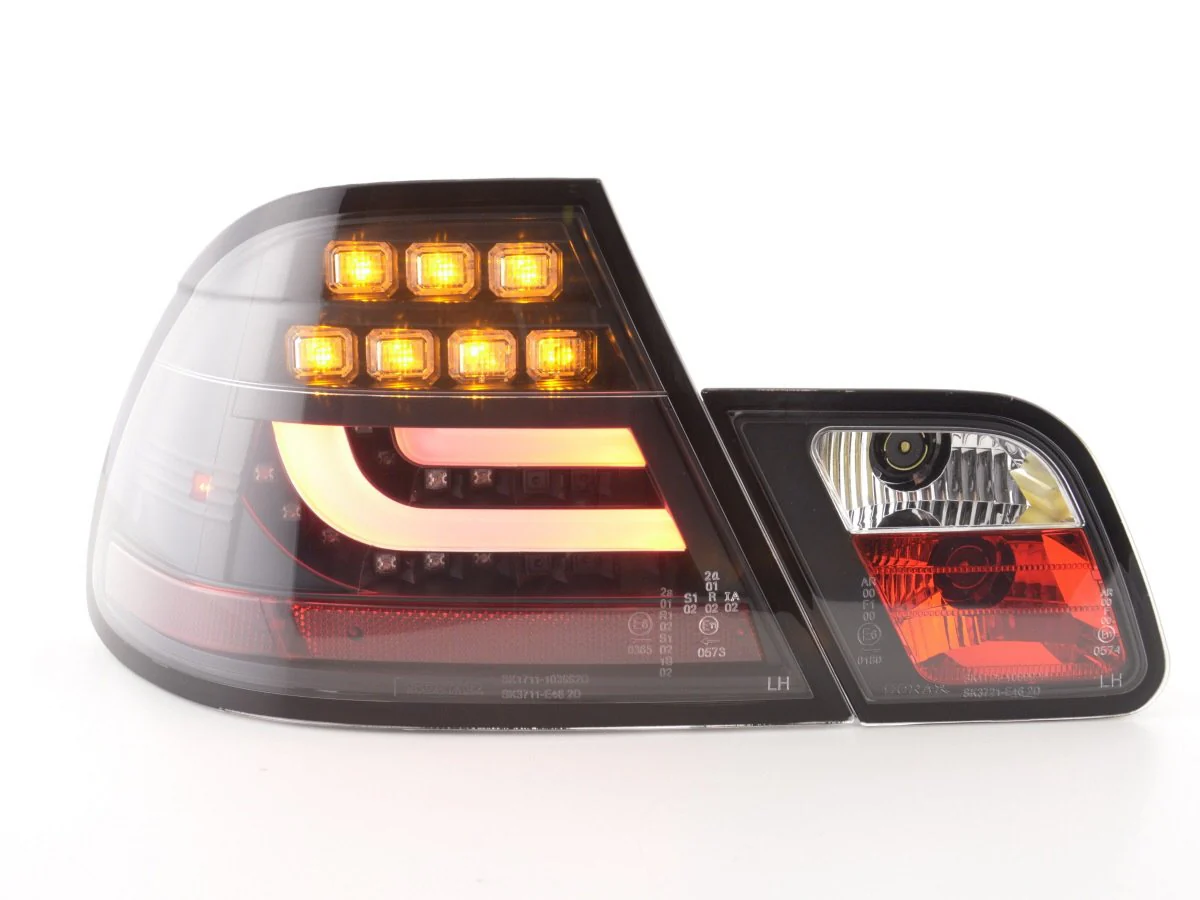 Pilotos traseros LED BMW Serie 3 E46 Coupe 99-02 negro - Image 3