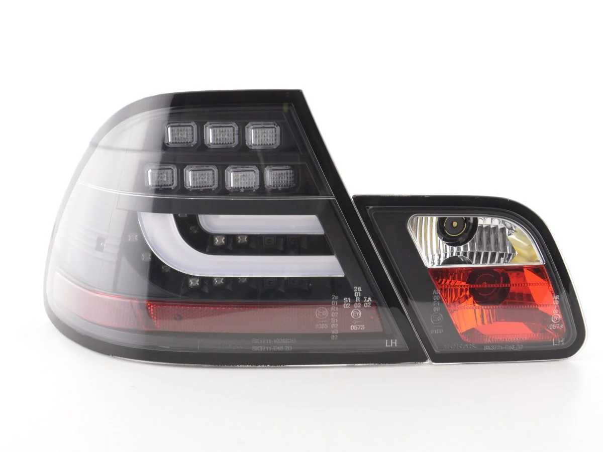 Pilotos traseros LED BMW Serie 3 E46 Coupe 99-02 negro - Image 6