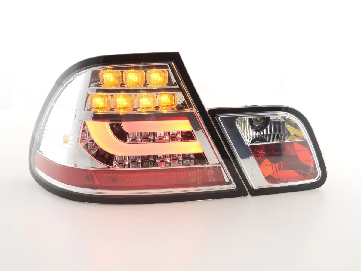 Pilotos traseros LED BMW Serie 3 E46 Coupé 99-03 cromo - Image 3