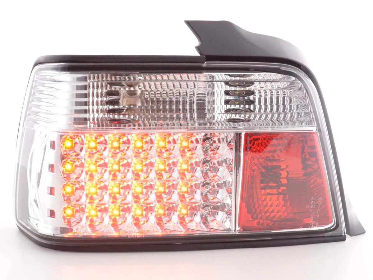 Pilotos traseros LED BMW Serie 3 Berlina E36 91-98 cromo