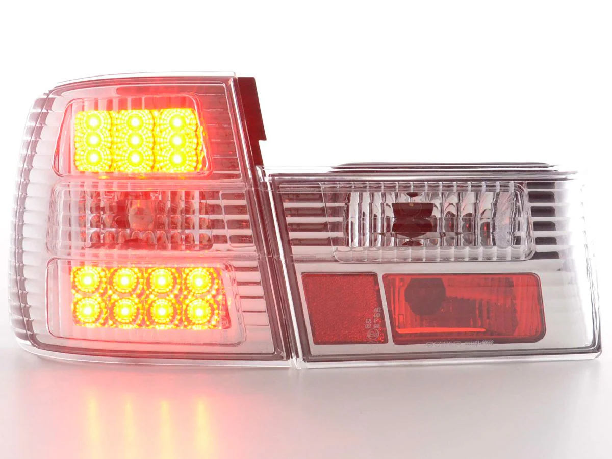 Pilotos traseros LED BMW Serie 5 E34 88-94 cromo - Image 3