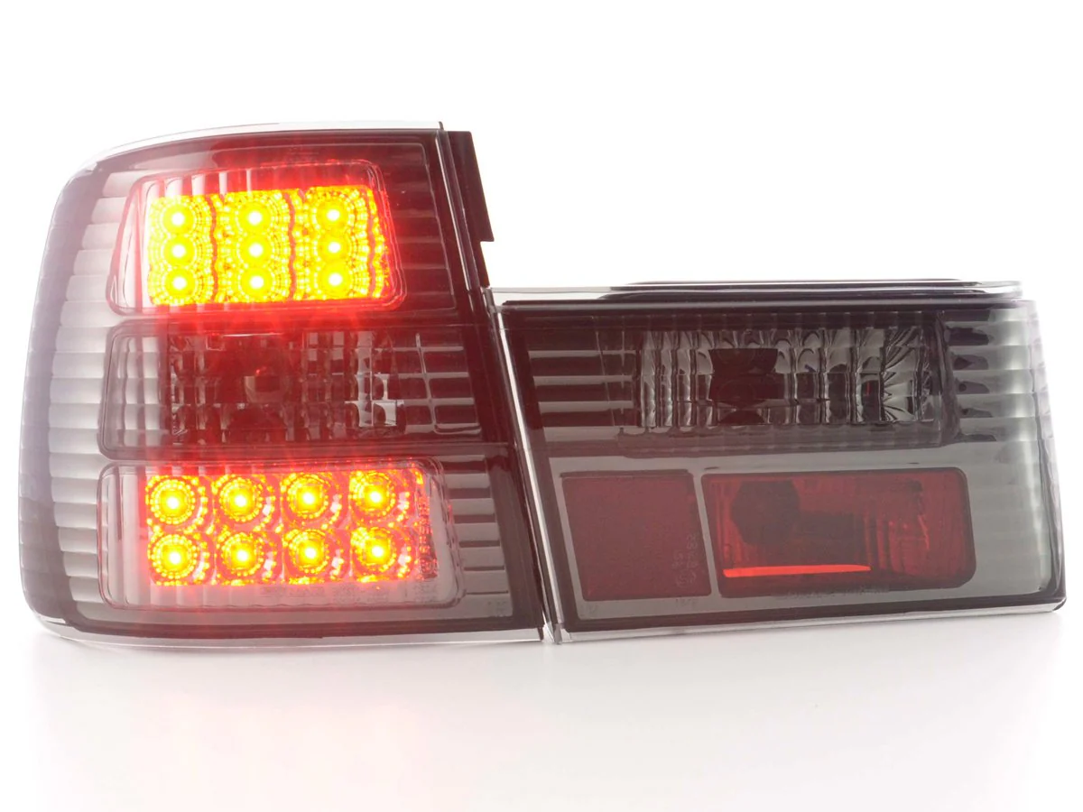 Pilotos traseros LED BMW Serie 5 E34 88-94 negro - Image 3