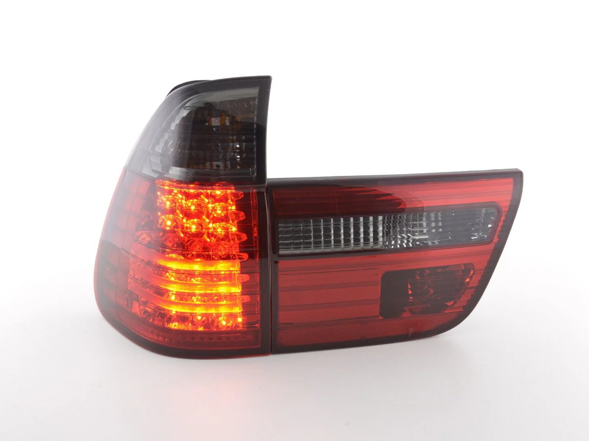 Pilotos traseros LED BMW X5 E53 98-02 negro / rojo - Image 3