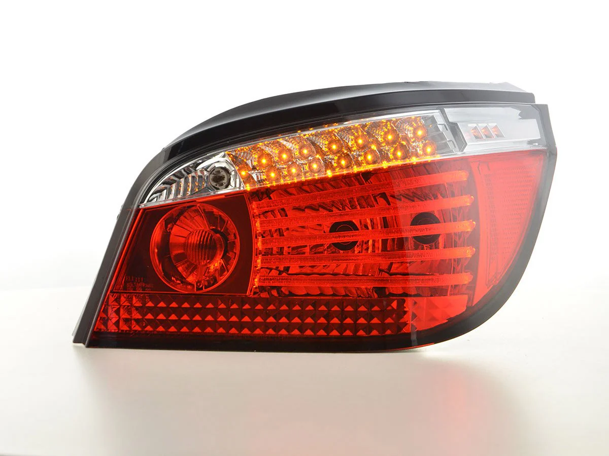 Pilotos traseros LED Lightbar BMW 5-series E60 Berlina 07-09 rojo / claro
