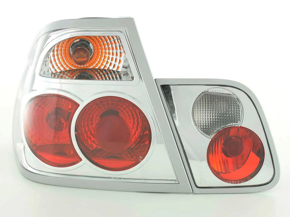 Pilotos traseros para portón trasero BMW Serie 3 Berlina E46 98-01 cromo