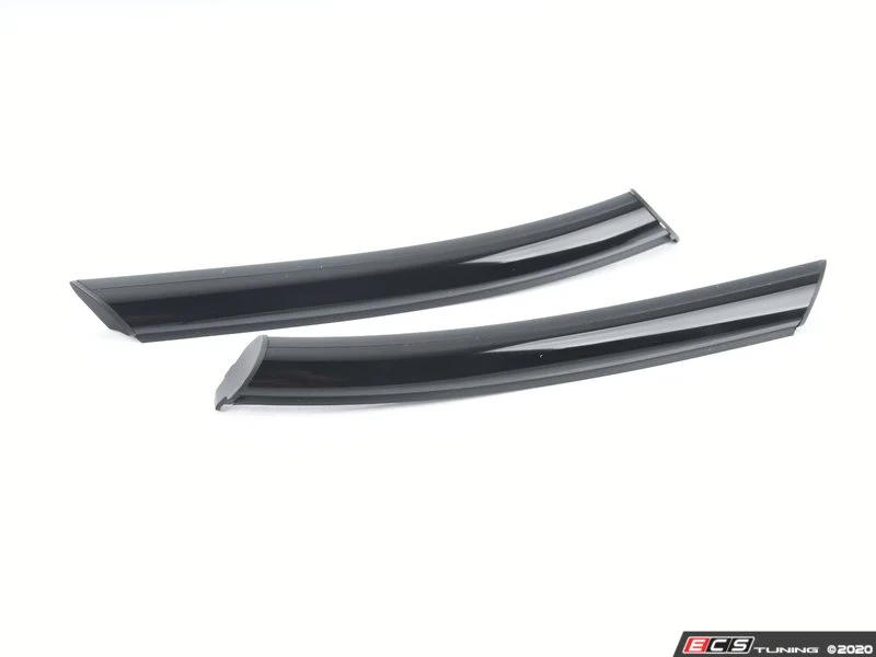 Juego de molduras de cintura exterior Piano Black OEM 51135A0B943 para MINI F55, F55 LCI 5 puertas, delantero, laterales y trasero. Original MINI. - Image 3