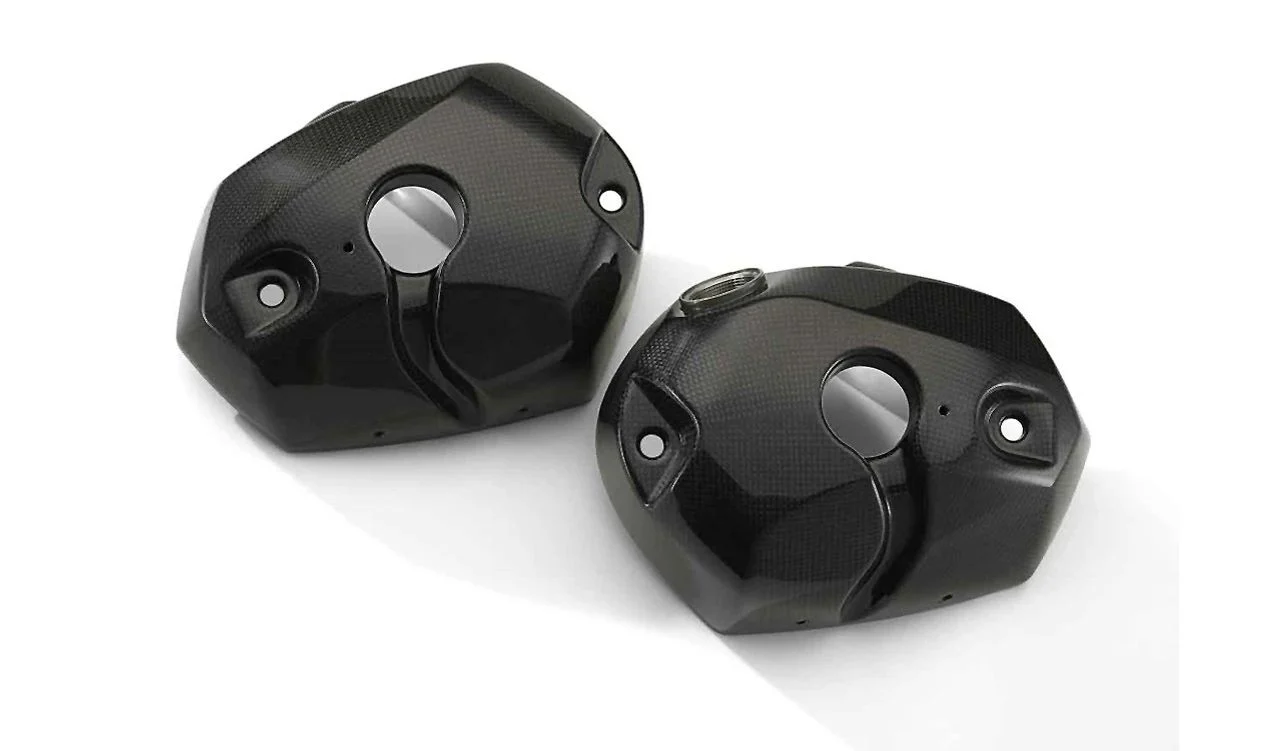 Juego de tapas de culata de carbono HP OEM 77128394184 para motos BMW R nineT, R nineT Pure, R nineT Scrambler, R nineT Racer, R nineT Urban G/S. Original BMW Motorrad.
