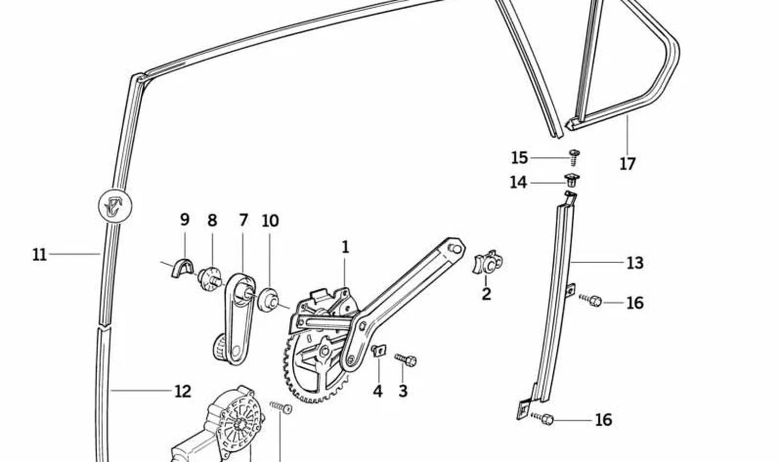 Junta de puerta derecha OEM 51341960916 para BMW Serie 3 E36 316i, 318i... y más. Original BMW. - Image 2