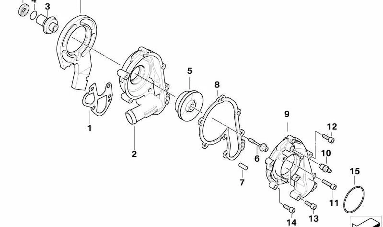 Junta OEM 11517684351 para motos BMW K1200S, K1300S, K1200R, K1300R, K1200GT, K1300GT. Original BMW Motorrad.