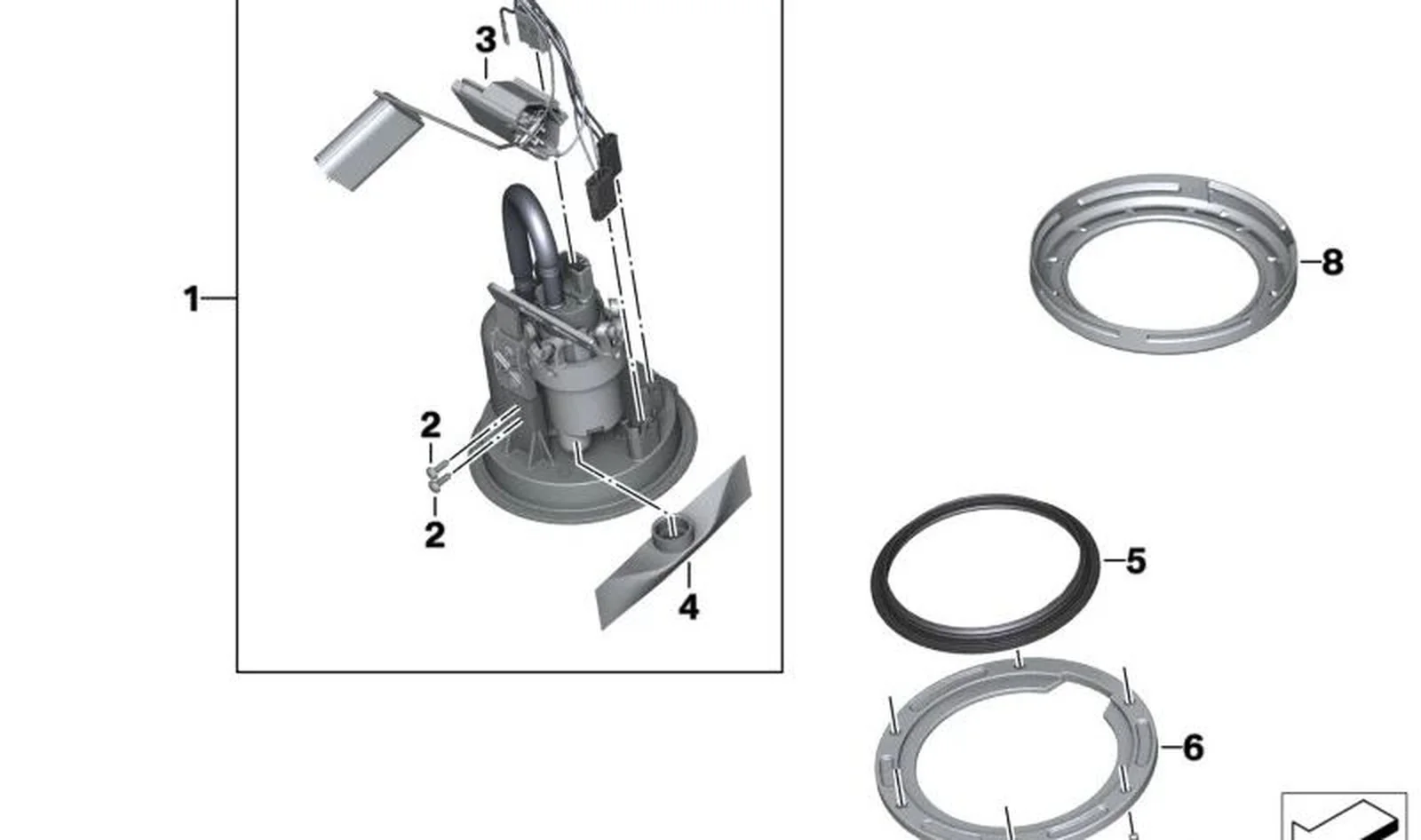 Junta OEM 16117700995 para motos BMW R 1200 GS Adventure, R 1250 GS Adventure, R nineT, S 1000 RR, F 850 GS, C 400 GT... y más. Original BMW Motorrad.