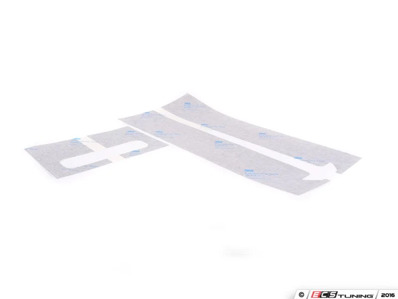 Kit de franjas deportivas negras delantero y portón trasero OEM 51142414310 para MINI F56, F56 BEV y F57. Original MINI
