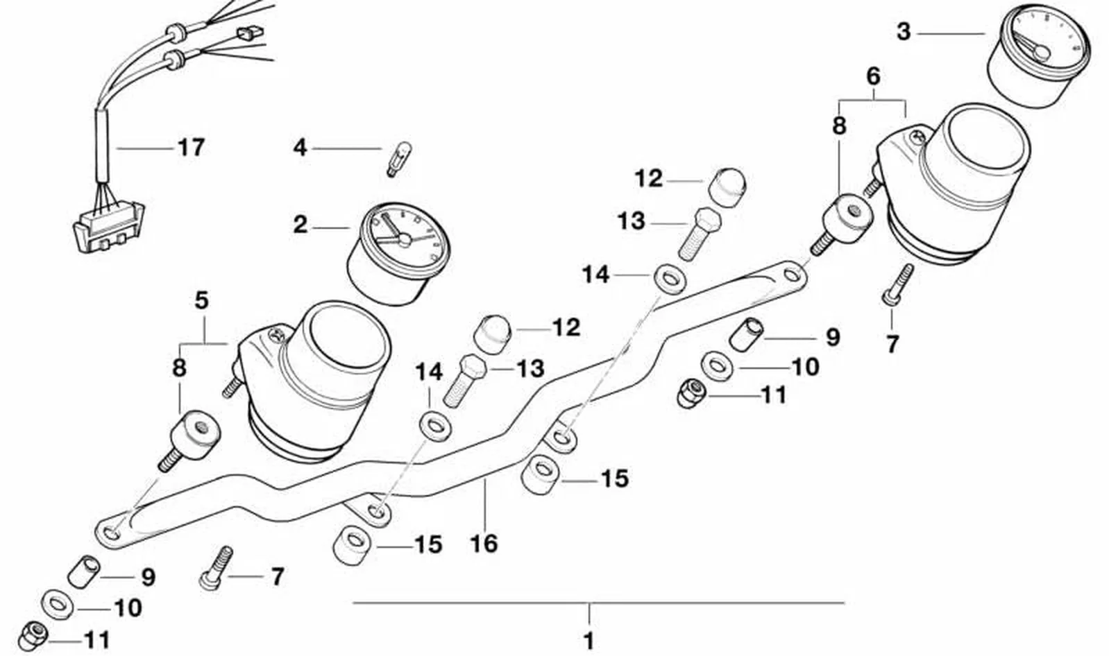 Lámpara incandescente 12V 2W OEM 07119978279 para motos BMW K75 RT, K1, K100 RS, K100 LT, R850 R, R1100 R, R1150 R, R80 GS… y más. Original BMW Motorrad.