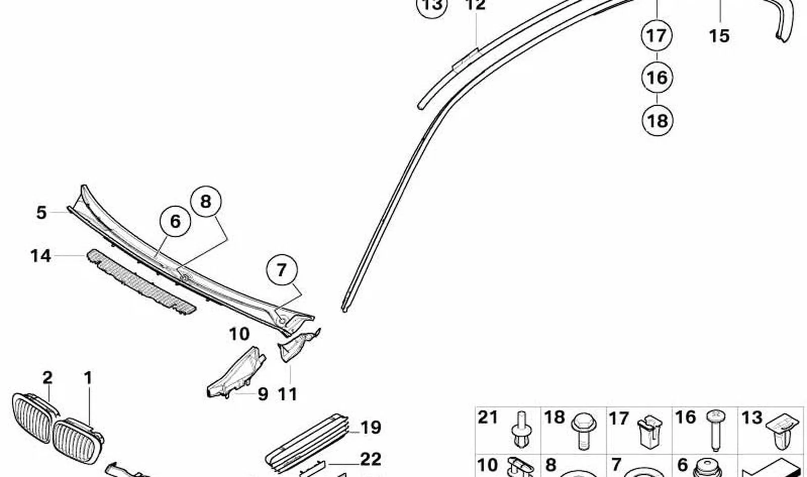 Listón de adorno techo derecho imprimado OEM 51138208690 para BMW Serie 3 E46, 316Ci, 318Ci... y más. Original BMW. - Image 13