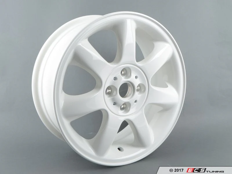 Llanta de aleación 16" 6,5J ET48 Bridge Spoke 94 Aspen White OEM 36116775800 para MINI R50, R53, R56, Clubman R55, Cabrio R52/R57, Coupé R58, Roadster R59... y más. Original MINI.