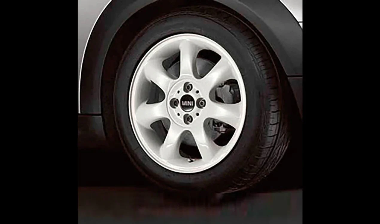 Llanta de aleación 16" 6,5J ET48 Bridge Spoke 94 Aspen White OEM 36116775800 para MINI R50, R53, R56, Clubman R55, Cabrio R52/R57, Coupé R58, Roadster R59... y más. Original MINI. - Image 6