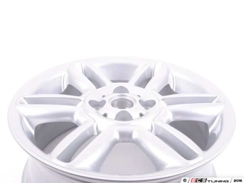 Llanta de aleación 6,5Jx16 ET48 plata OEM 36116791940 para MINI R56, R56 LCI, Clubman R55, R55 LCI, Cabrio R57, R57 LCI, Coupé R58, Roadster R59. Original MINI. - Image 7