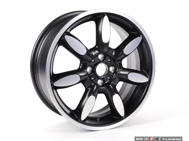 Llanta de aleación 7Jx17 ET48 alto brillo plata OEM 36116773800 para MINI R50, R53, R56, R55 Clubman, R52 Cabrio, R57 Cabrio, R58 Coupé, R59 Roadster... y más. Original MINI.
