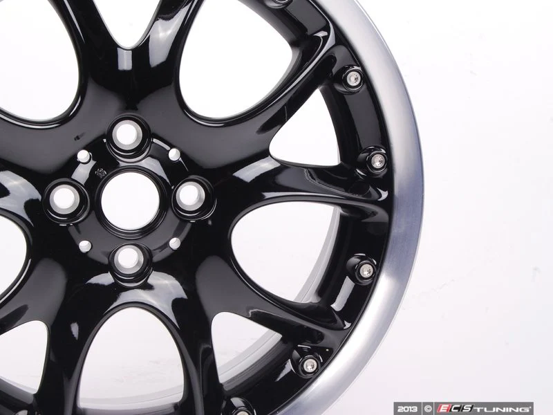 Llanta de aleación 7Jx17 ET48 negra (2 piezas) OEM 36116787710 para MINI R50, R53, R56, Clubman R55, Cabrio R52/R57, Coupé R58, Roadster R59... y más. Original MINI. - Image 2